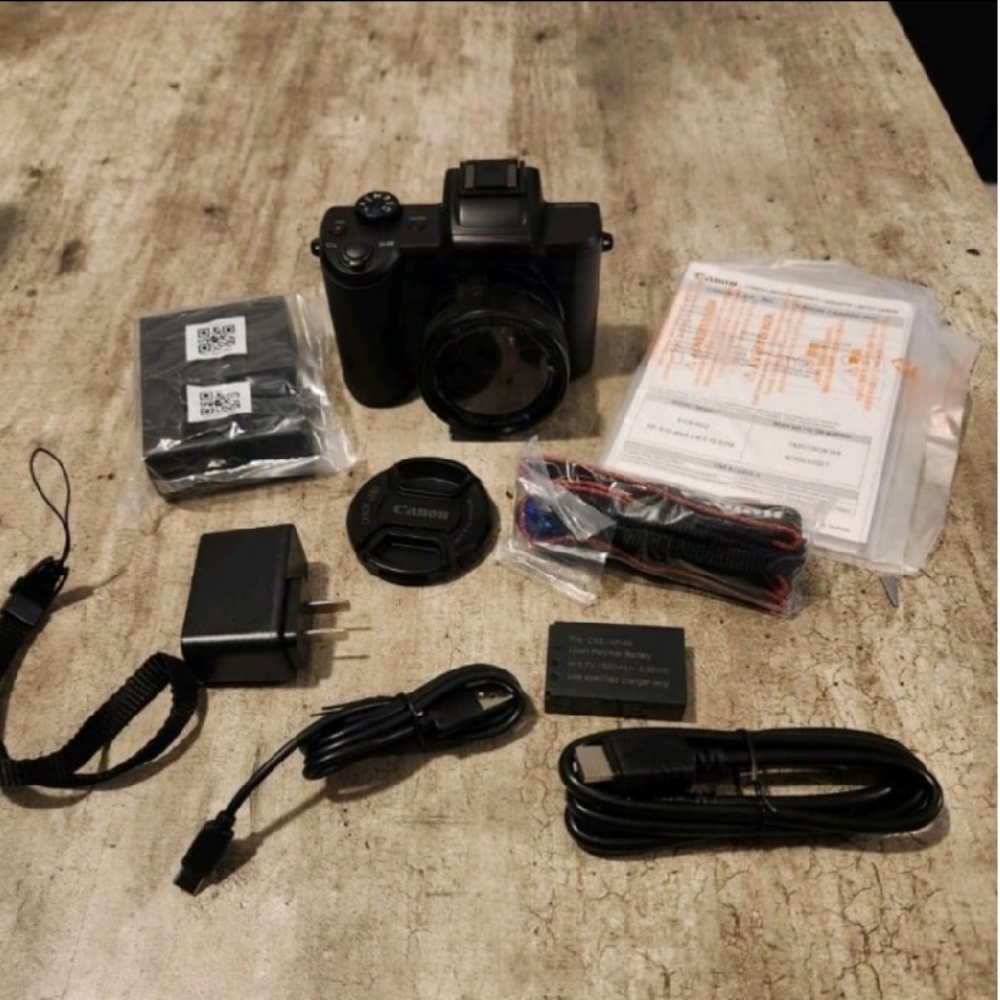 5K Digital Camera 5X Optical Zoom Cameras for Photography, 64MP Front and Rear D